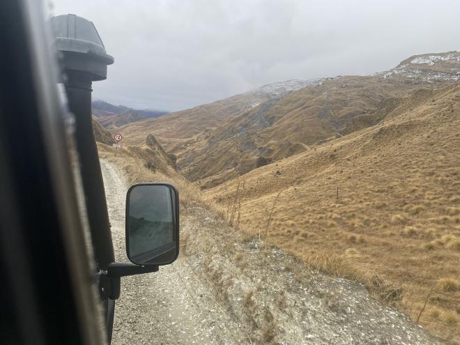 A view from the Land Cruiser