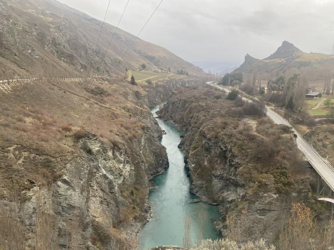 Although a lot of CGI was used, this is the river that the two kings stood, arms raised