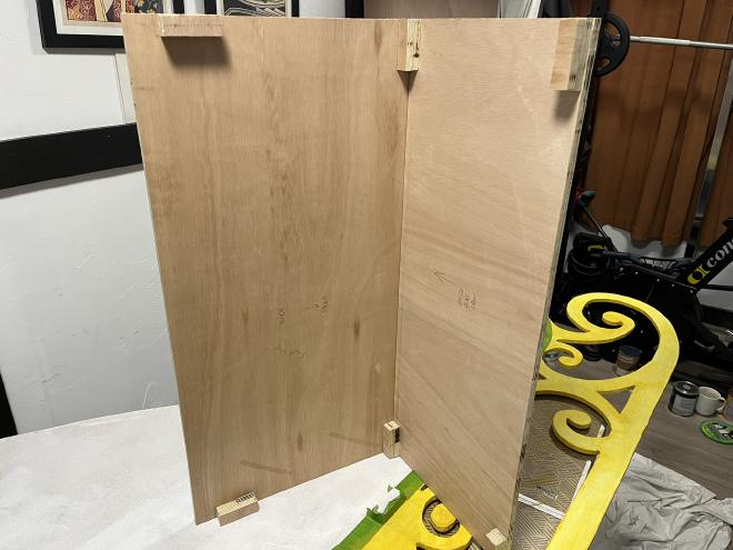 The inside of the seat