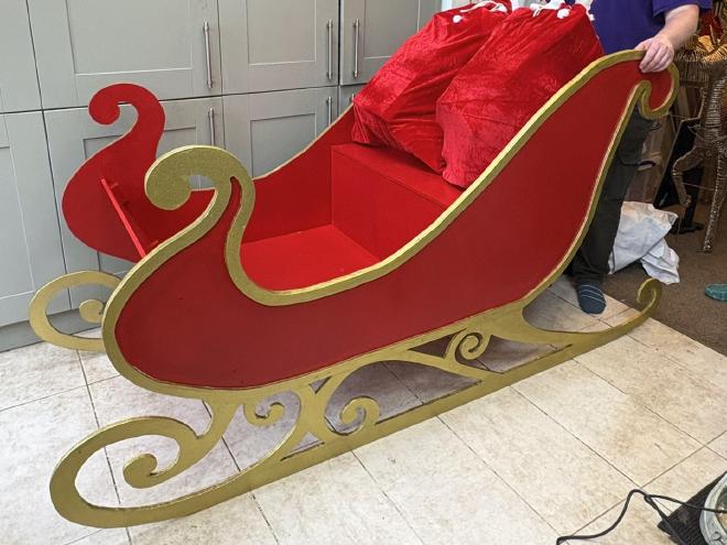 The fully assembled sleigh